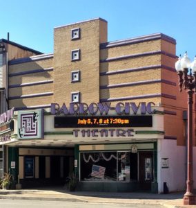 Barrow Civic Theater. Art Deco style